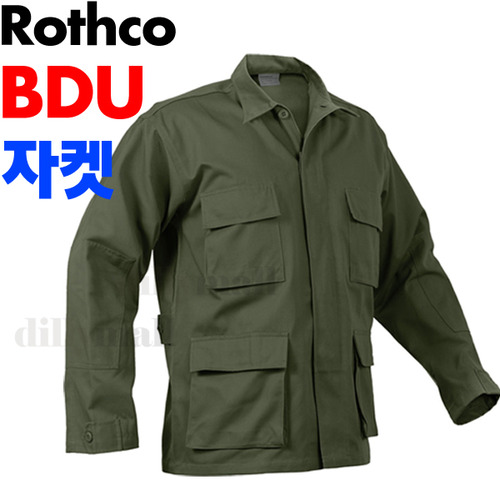 로스코 BDU 셔츠 올리브 자켓 야상 밀리터리 자켓