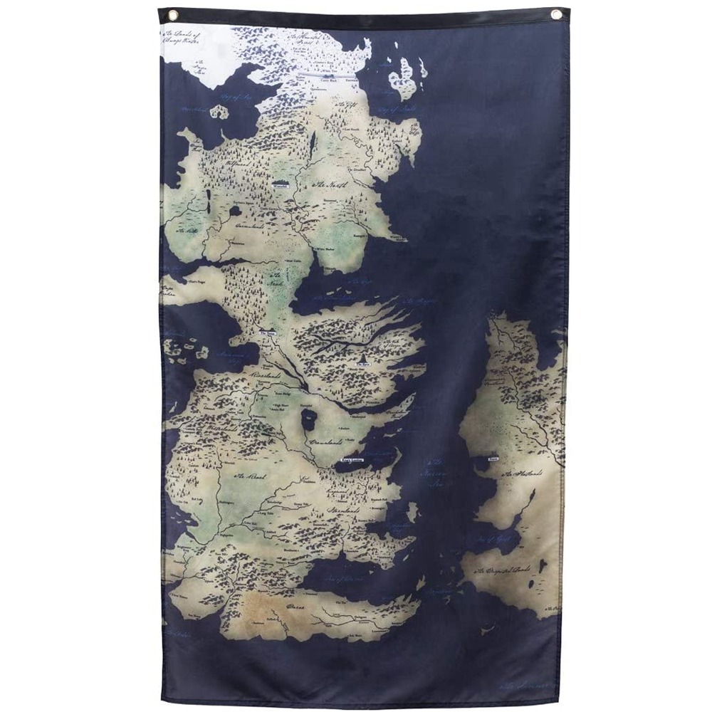 왕좌의 게임 벽걸이 지도 Westeros Map