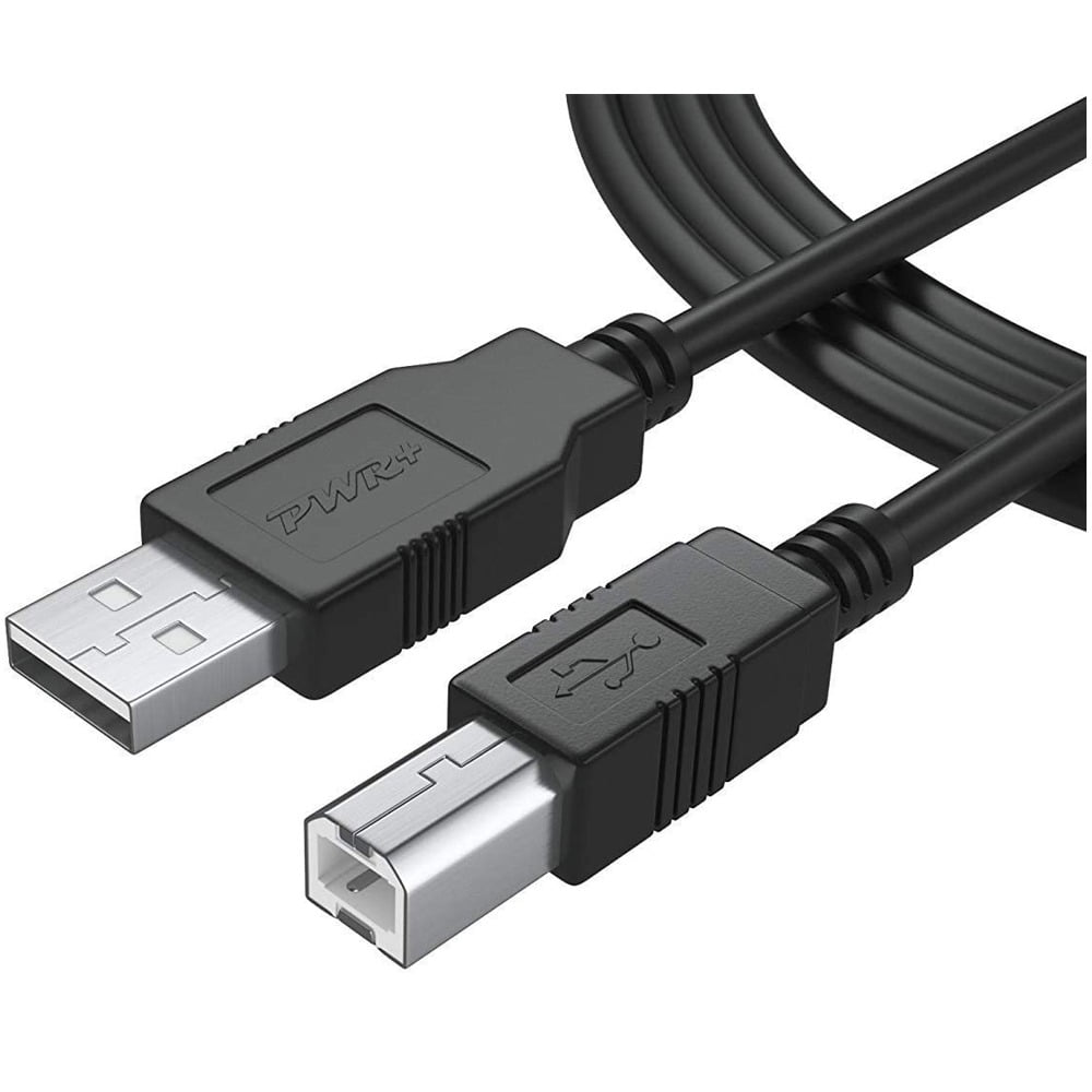 PWRplus USB 2.0 타입 A to 타입 B 연결 어댑터 코드 케이블 6피트