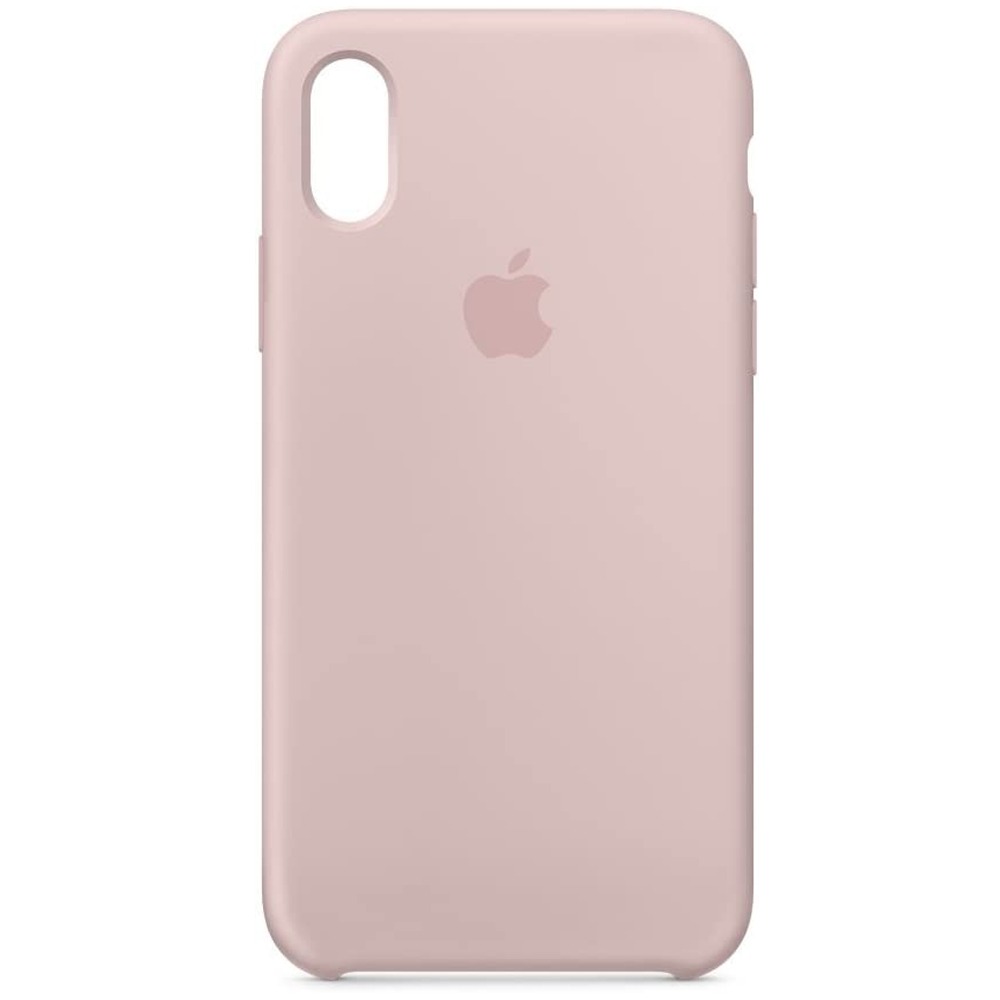 애플 아이폰 X 실리콘 케이스 핑크 샌드