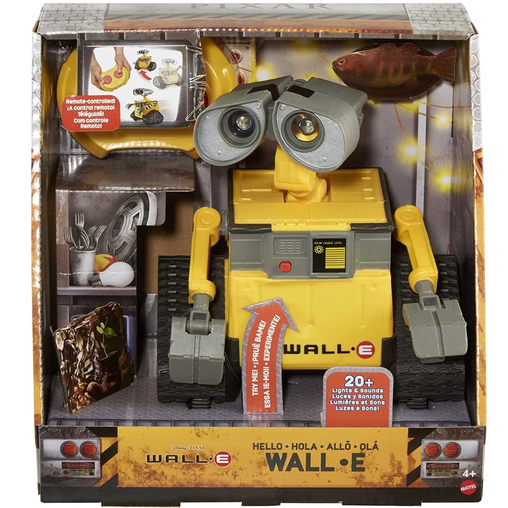 디즈니 픽사 월E Wall-E RC 리모트 원격조종 로봇 장난감 9.5인치 24cm