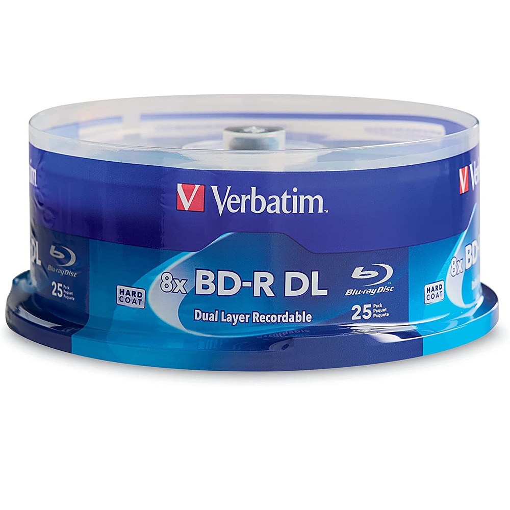 Verbatim BD-R 50GB 6X 블루레이 디스크 25팩