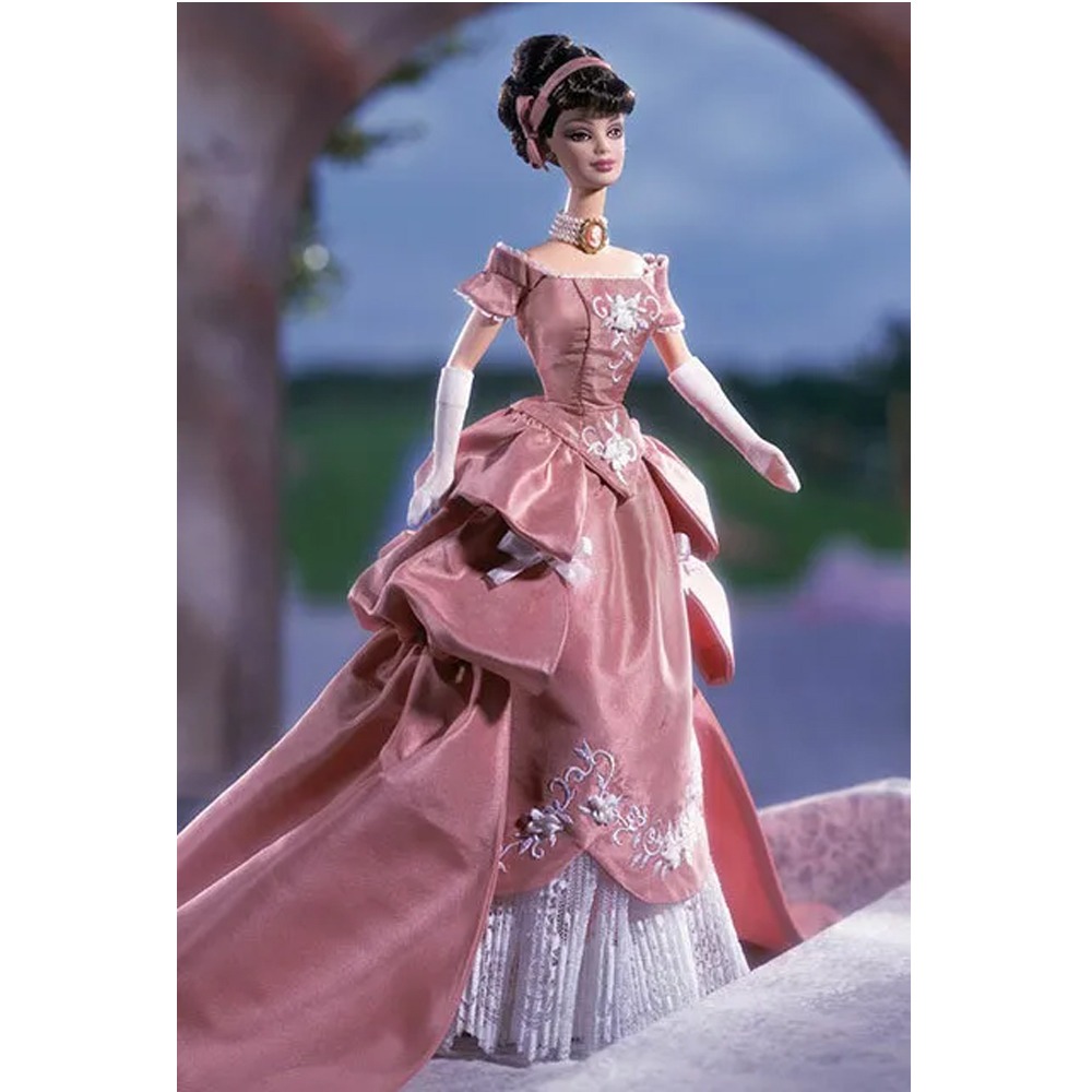 웨지우드 바비 인형 핑크 드레스