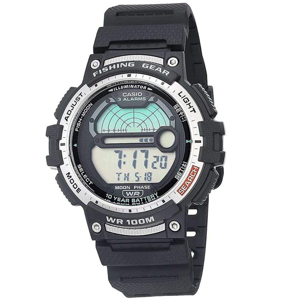 카시오 디지털 군인 전자 손목 시계 WS-1200H-1AVCF 블랙
