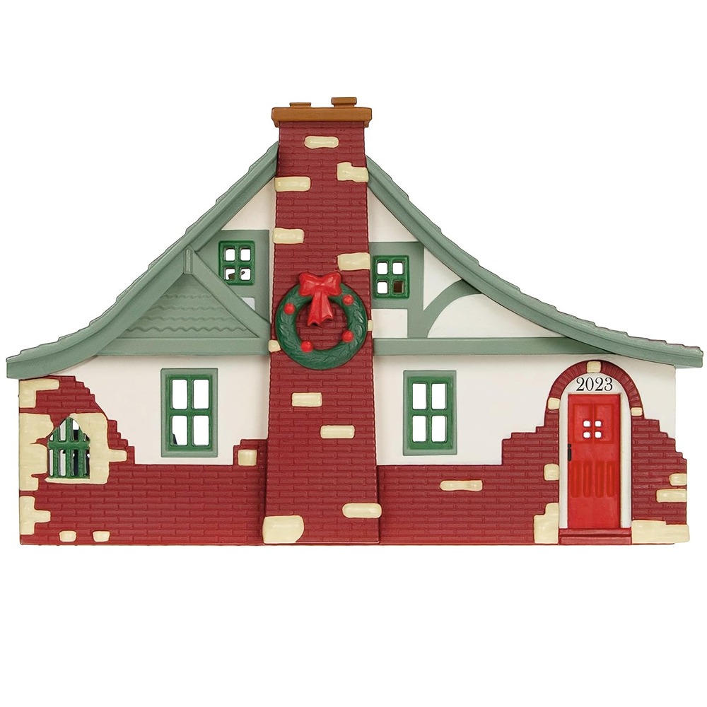 홀마크 크리스마스 트리 하우스숍 전통 미국 집 트레디셔널 튜더 오너먼트