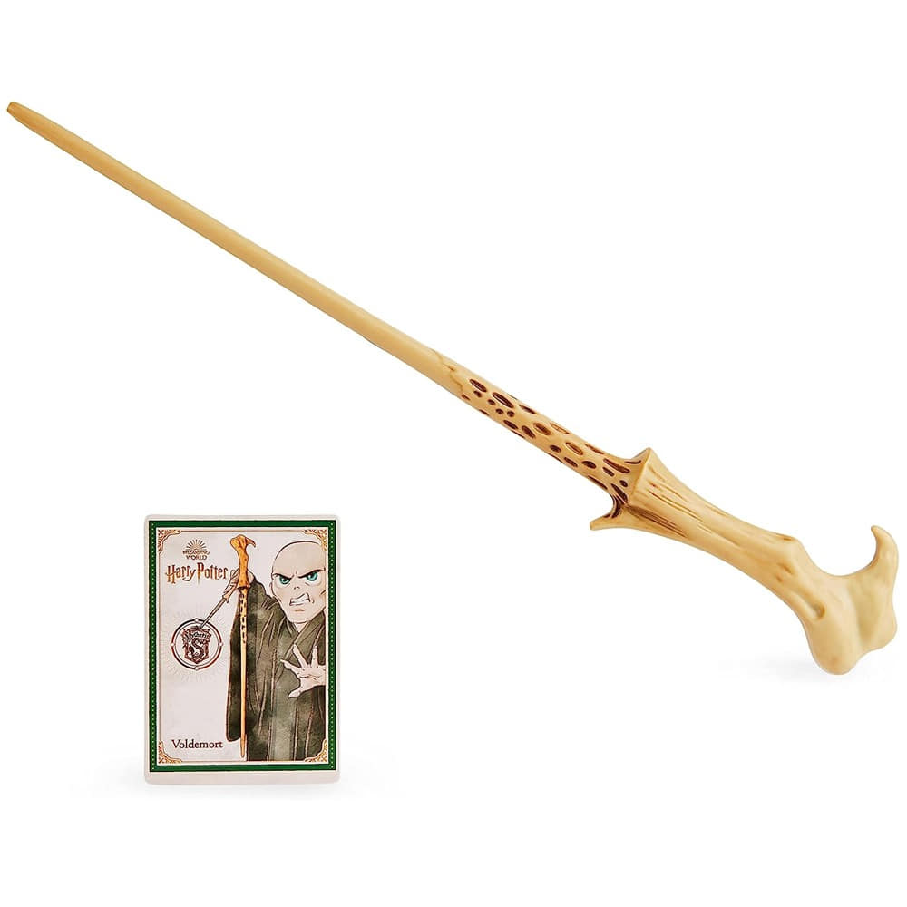 Wizarding World 해리포터 12인치 볼드모트 매직 완드 지팡이 주문 카드