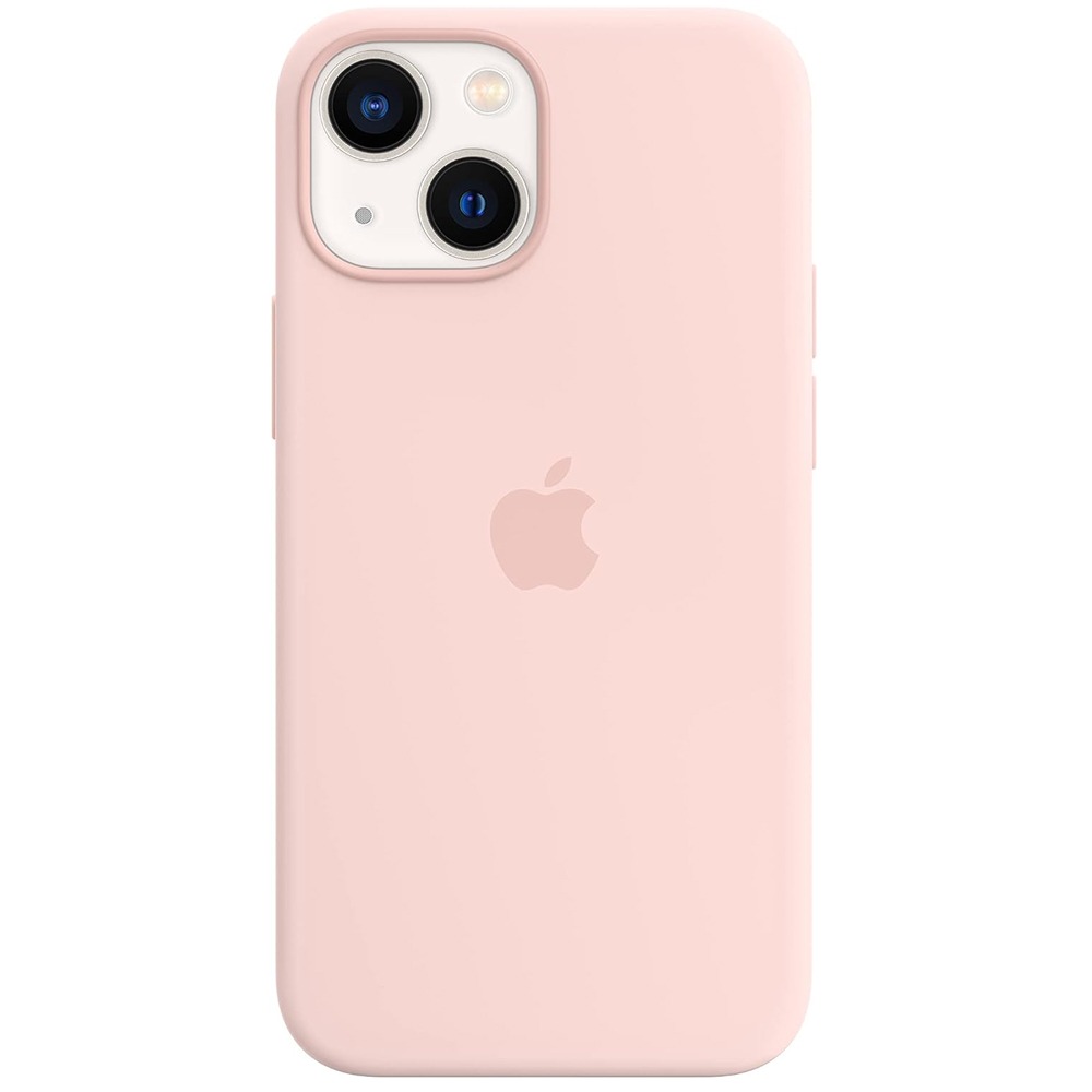 애플 아이폰 13 미니 실리콘 케이스 초크 핑크