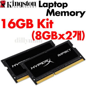 킹스턴 하이퍼X 임팩트 16GB 메모리 1600MHz
