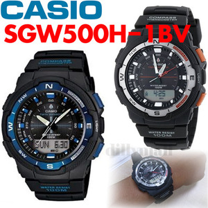 카시오 지샥 SGW500H-1BV 블루 블랙 스포츠시계