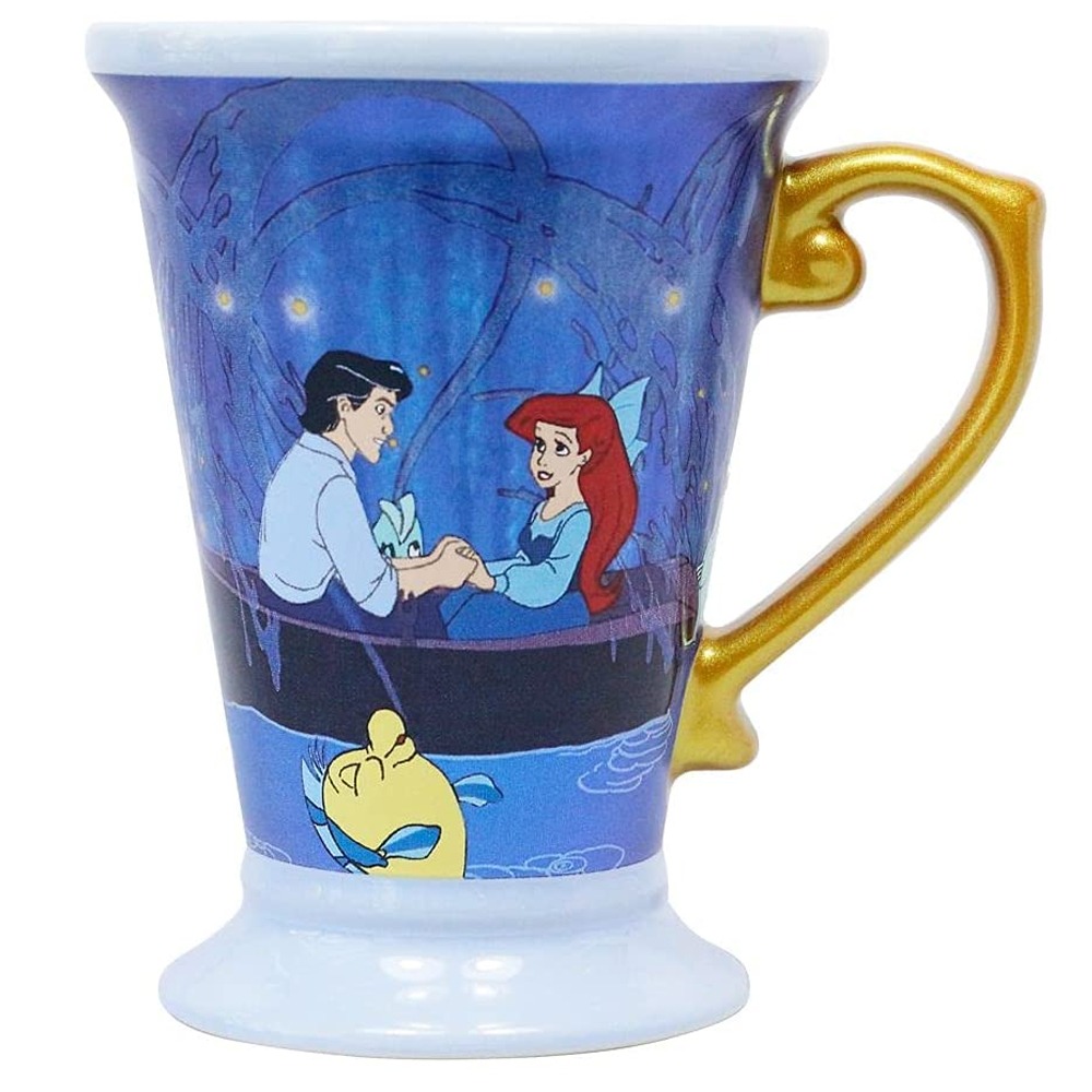 디즈니 인어공주 에리얼과 에릭 머그 컵