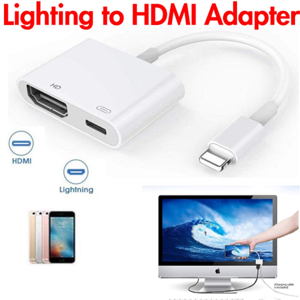 Lighting to HDMI Adapter 아이폰 아이패드 아이팟용