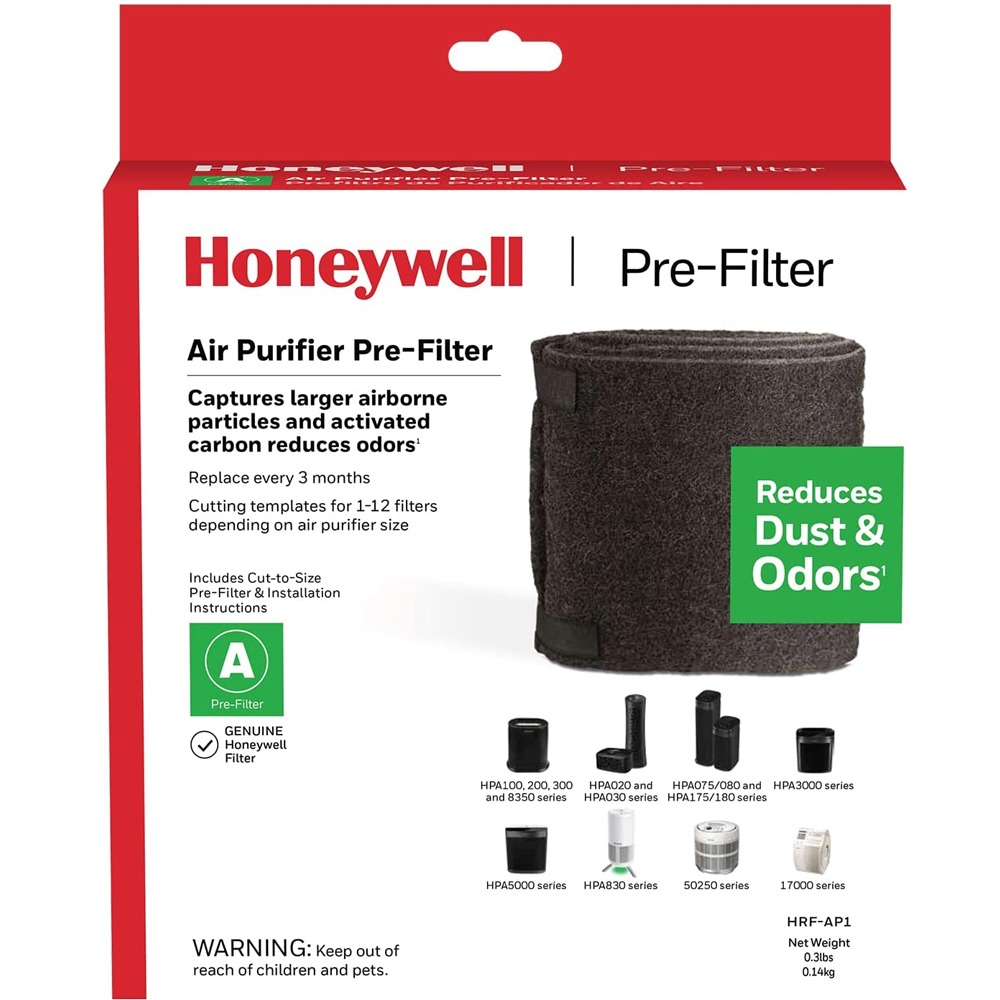 Honeywell HRF-AP1 유니버셜 카본 공기청정기 교체 프리필터 A