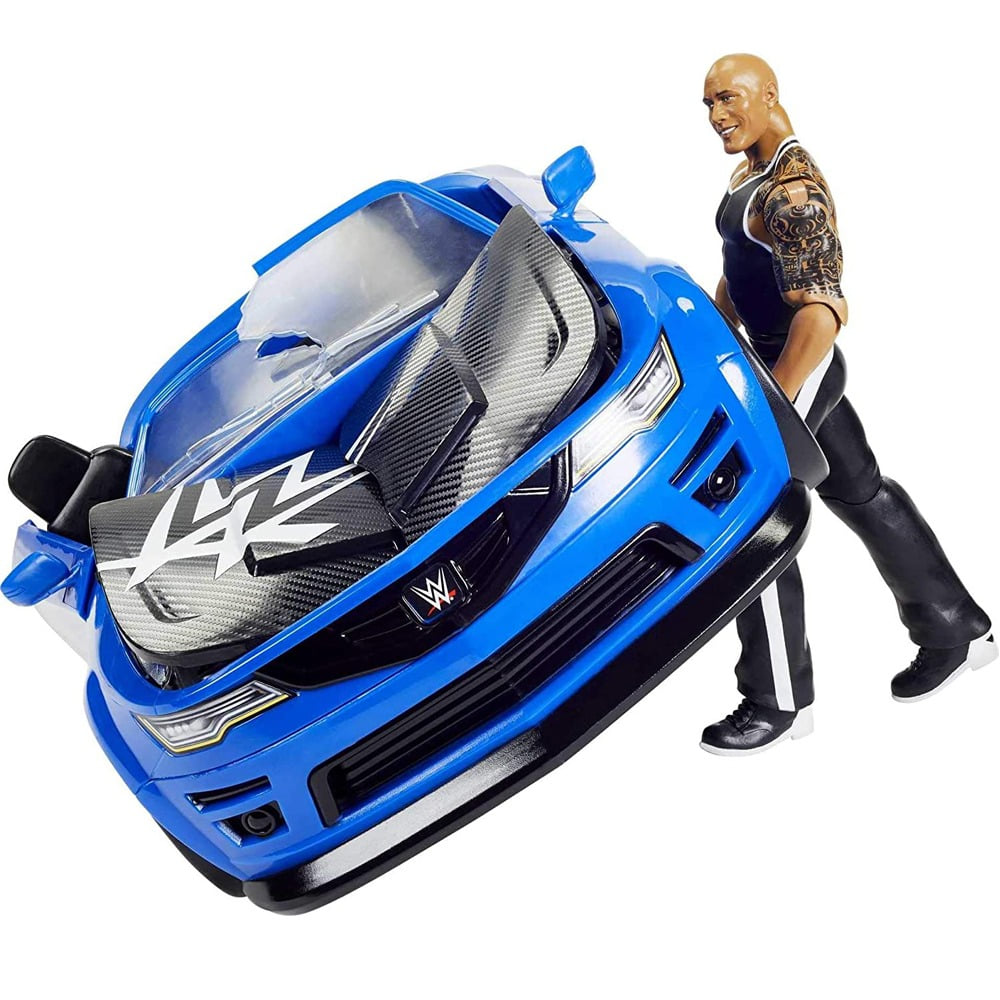 WWE 프로레슬링 Wrekkin Slam Mobile Car 더 락 피규어