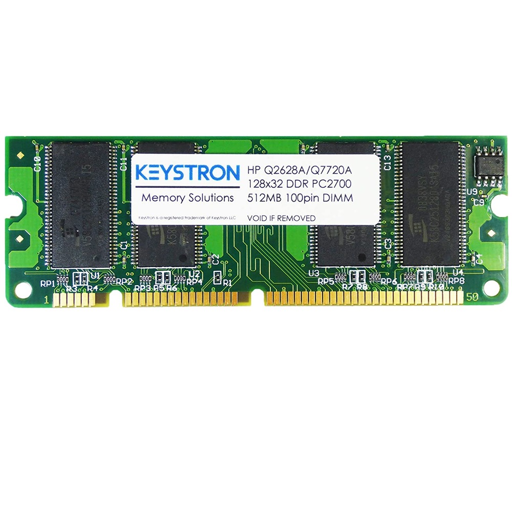Keystron HP Q2628A Q7720A 512MB 100핀 DDR 프린터 메모리