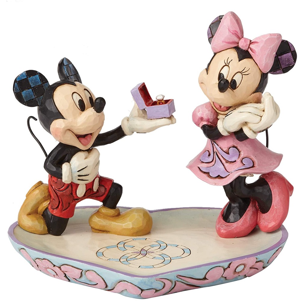 짐쇼어 에네스코 디즈니 Disney Traditions 미키 프로포즈 미니 링 접시