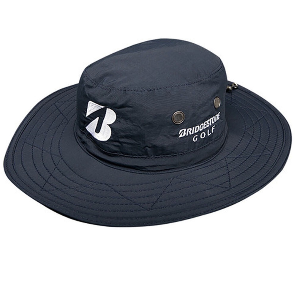 Bridgestone 부니 햇 와이드 브림 골프 모자 다크네이비 L/XL