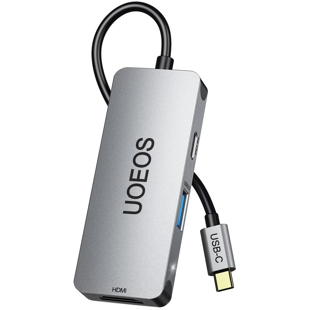 UOEOS USB C to HDMI 멀티 포트 허브 USB-C USB3.0 PD HDMI