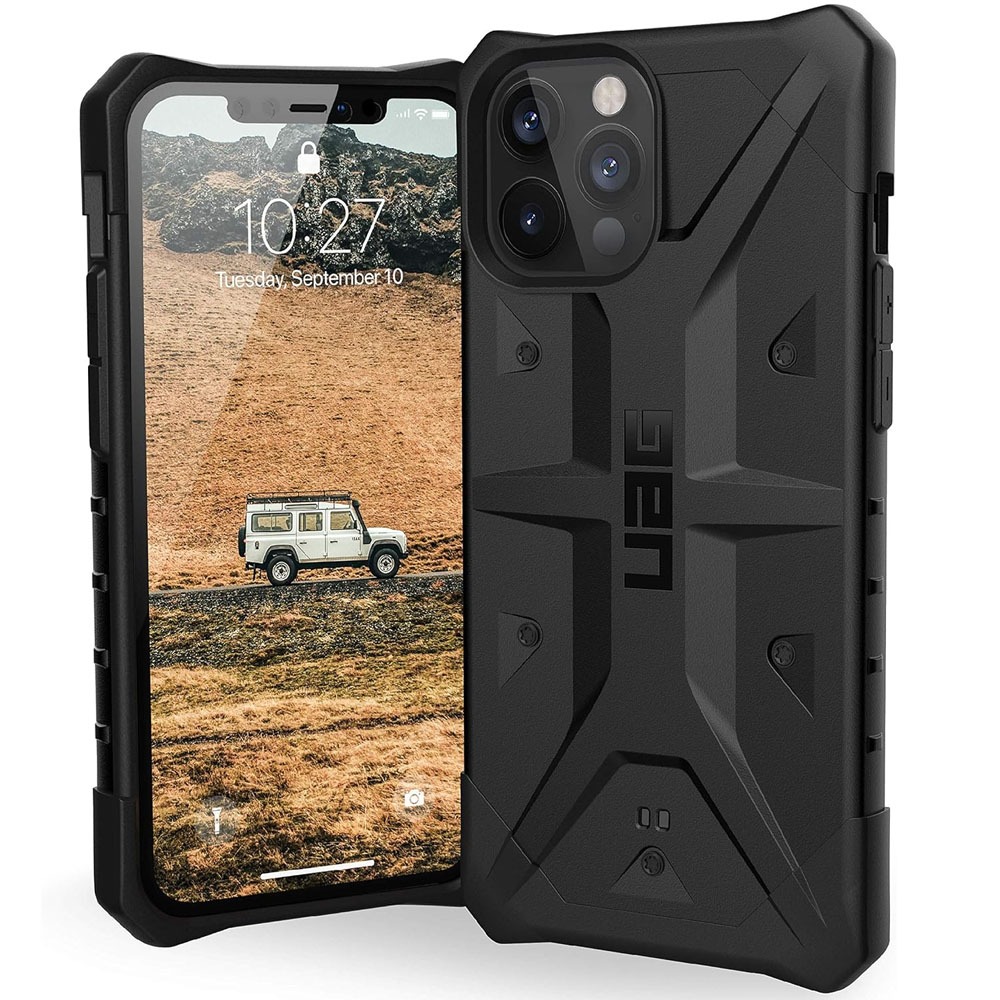 UAG 아이폰 12 프로 맥스 휴대폰 케이스 패스파인더 블랙
