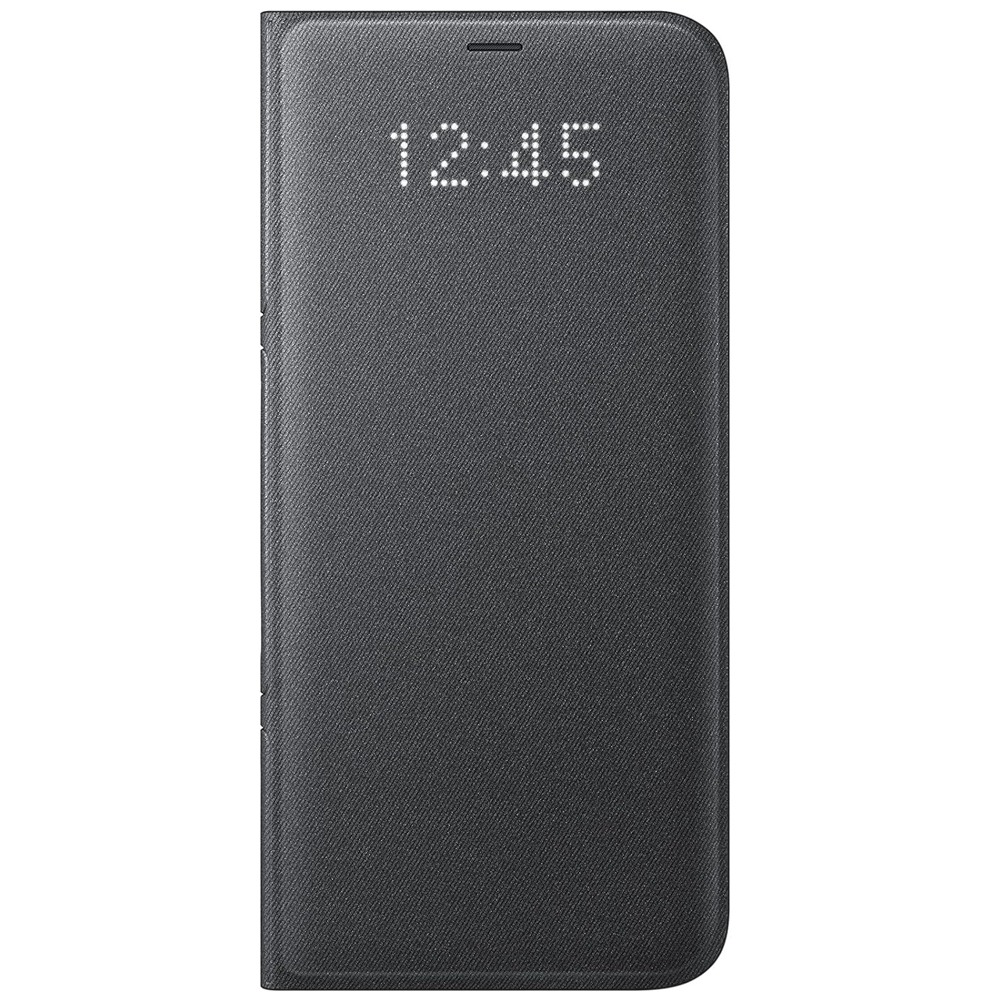 삼성 갤럭시S8+ S8플러스 LED 뷰 지갑 케이스 휴대폰 커버 블랙