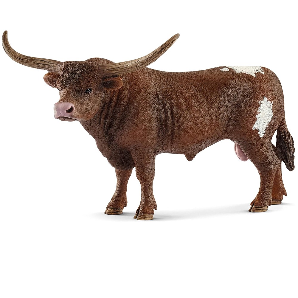 슐라이히 동물 장식 피규어 농장 팜 월드 텍사스 Longhorn 황소 인형