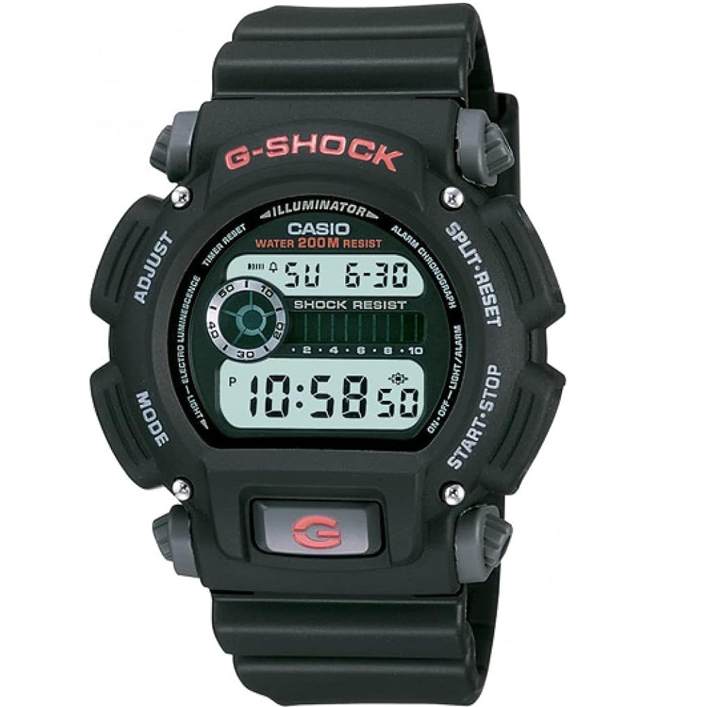 카시오 지샥 디지털 스포츠 손목 시계 DW9052-1V
