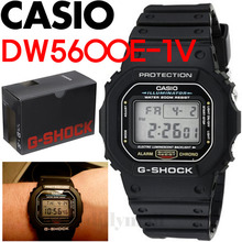카시오 지샥 DW5600E-1V 스피드 시계