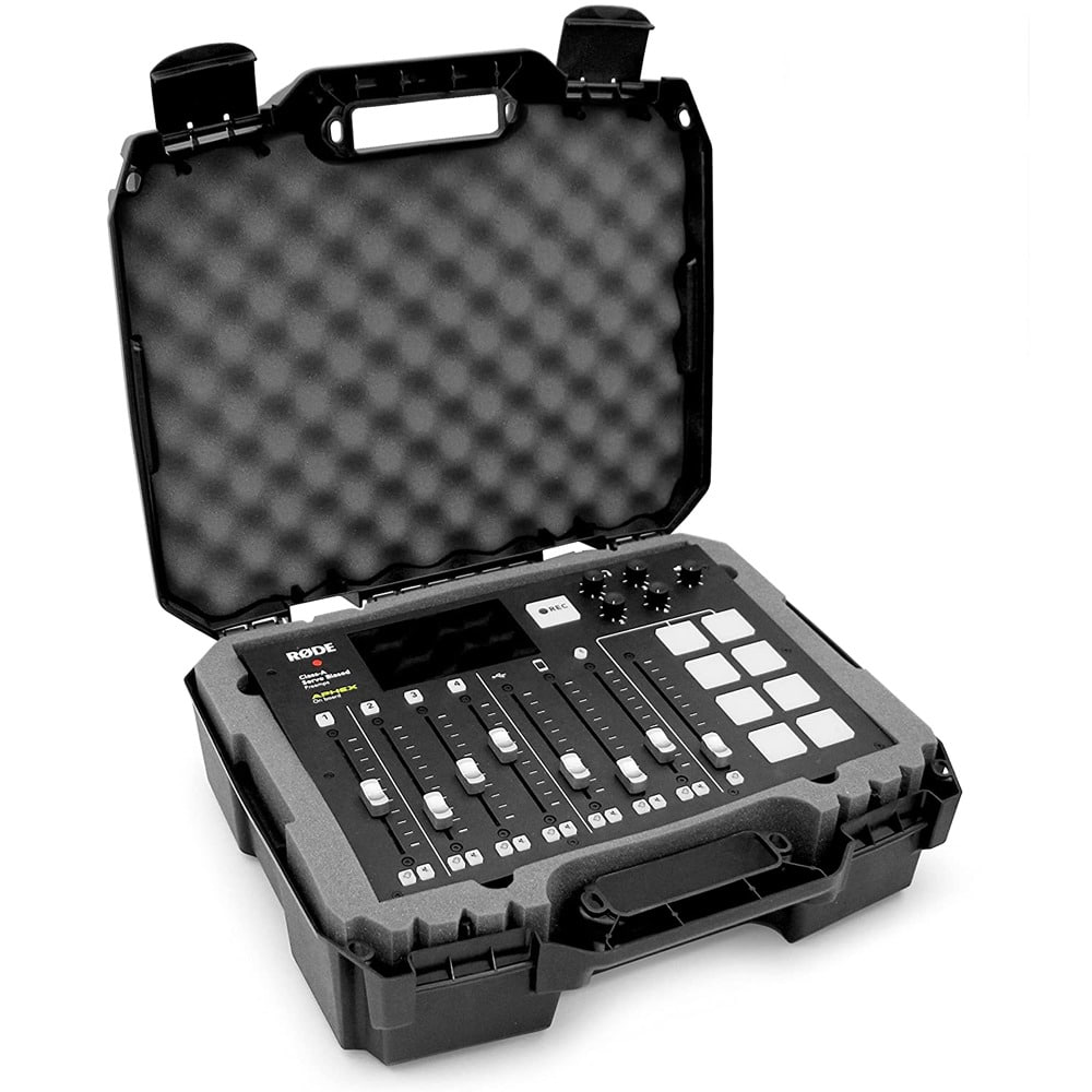 Casematix RODE 로드캐스터 프로 팟캐스트 프로덕션 스튜디오 팟케스팅 마이크 및 악세서리 전용 케이스 가방