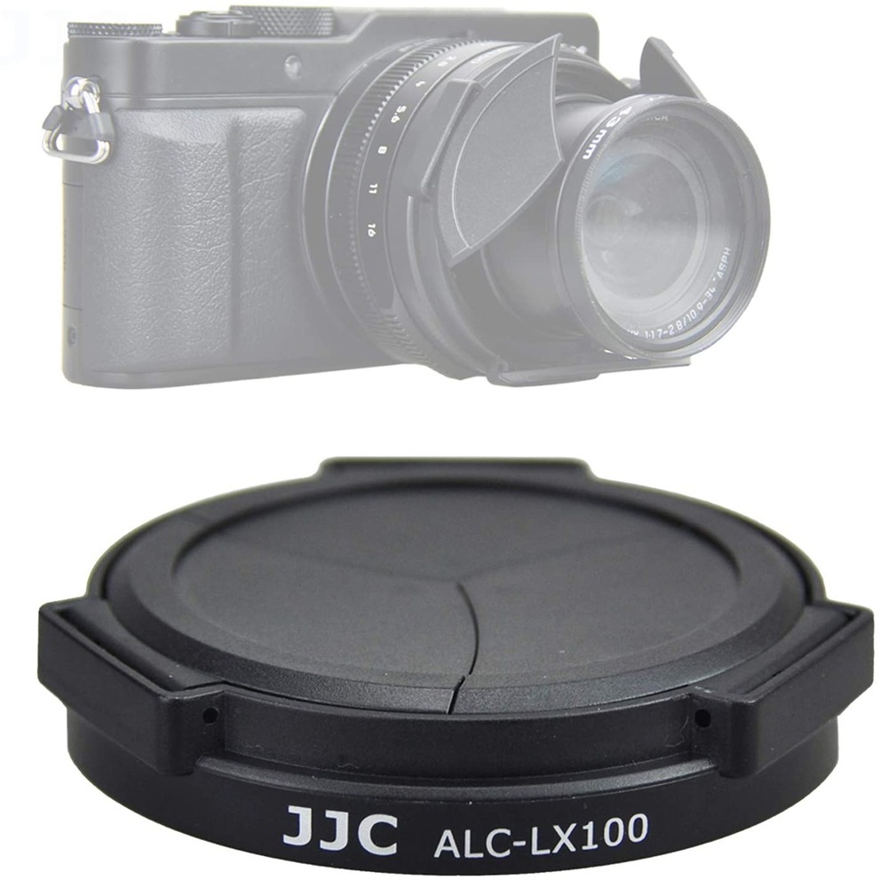 Fotasy JJC 블랙 ACLX100 오토 렌즈 캡 파나소닉 루믹스 일부모델 전용