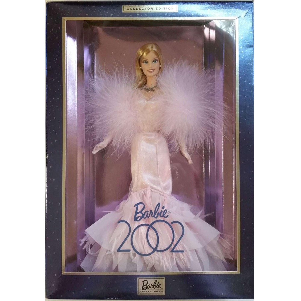 바비 2002 콜렉터 에디션 핑크 드레스