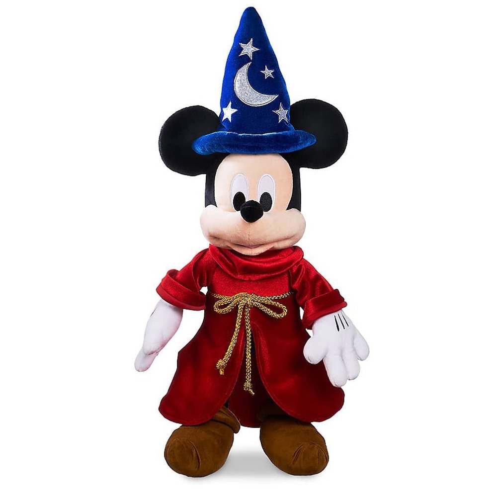디즈니 미키마우스 마법사 플러시 인형 미디움 남색 모자