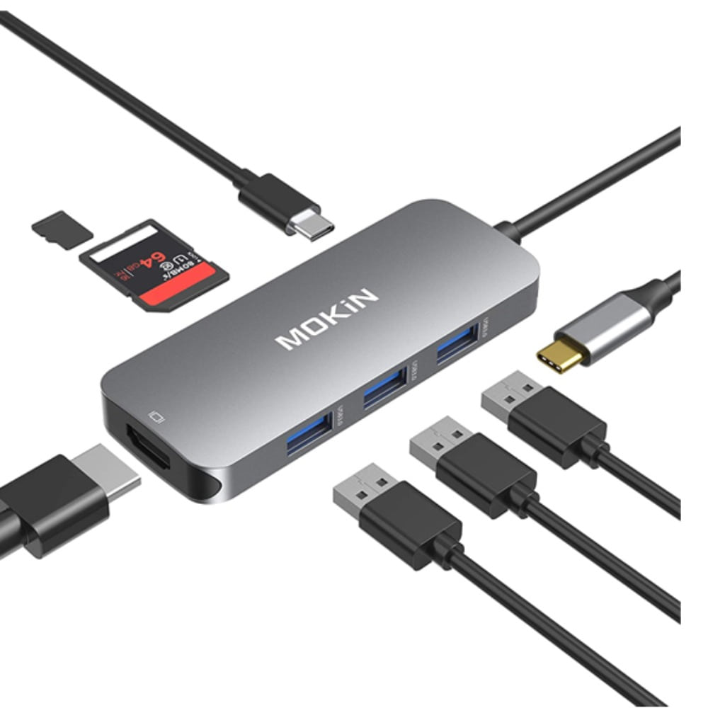 MOKiN 맥북프로 7 in 1 USB-C 허브 HUB to HDMI