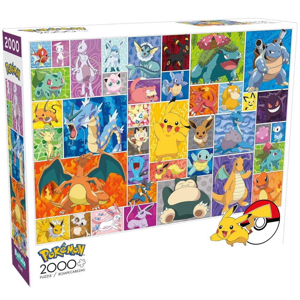 포켓몬 2000피스 직소 퍼즐 피카츄 갸라도스 거북왕