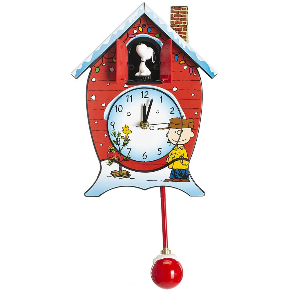 Mark Feldstein 스누피 뻐꾸기 시계 피넛 크리스마스