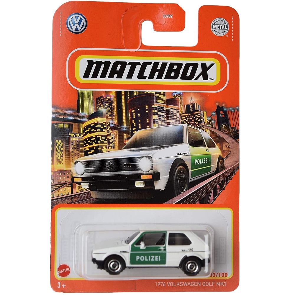 Matchbox 매치박스 1976 폭스바겐 골프 MK1 화이트 자동차 다이캐스트 피규어