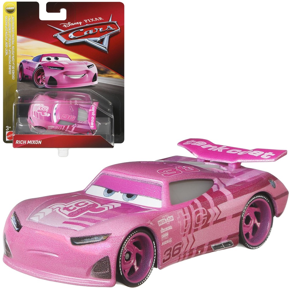 디즈니 픽사 카 다이캐스트 차세대 탱크 코트 차량 핑크 자동차