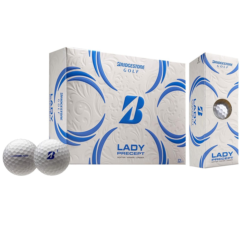 Bridgestone Golf 2021 Lady Precept White 여성 골프공 화이트