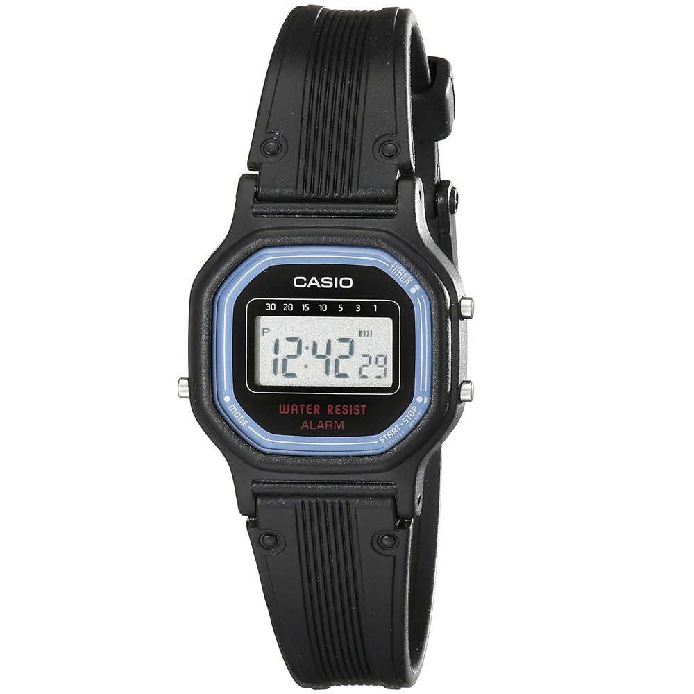 카시오 디지털 여자 스포츠 전자 손목 시계 LA11WB-1